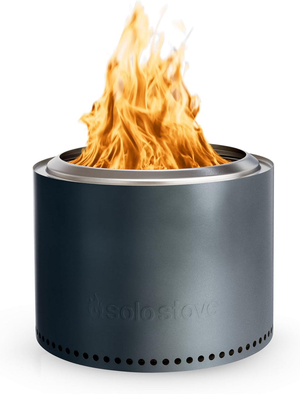 Solo Stove Bonfire 2.0 with Stand, 19.5 Inch Smokeless Fire Pit with Removable Ash Pan - Portable Outdoor Fire Pit - Stainless Steel Wood Burning Fireplace, Ideal for 4-6 People, 21.75 lbs wourant