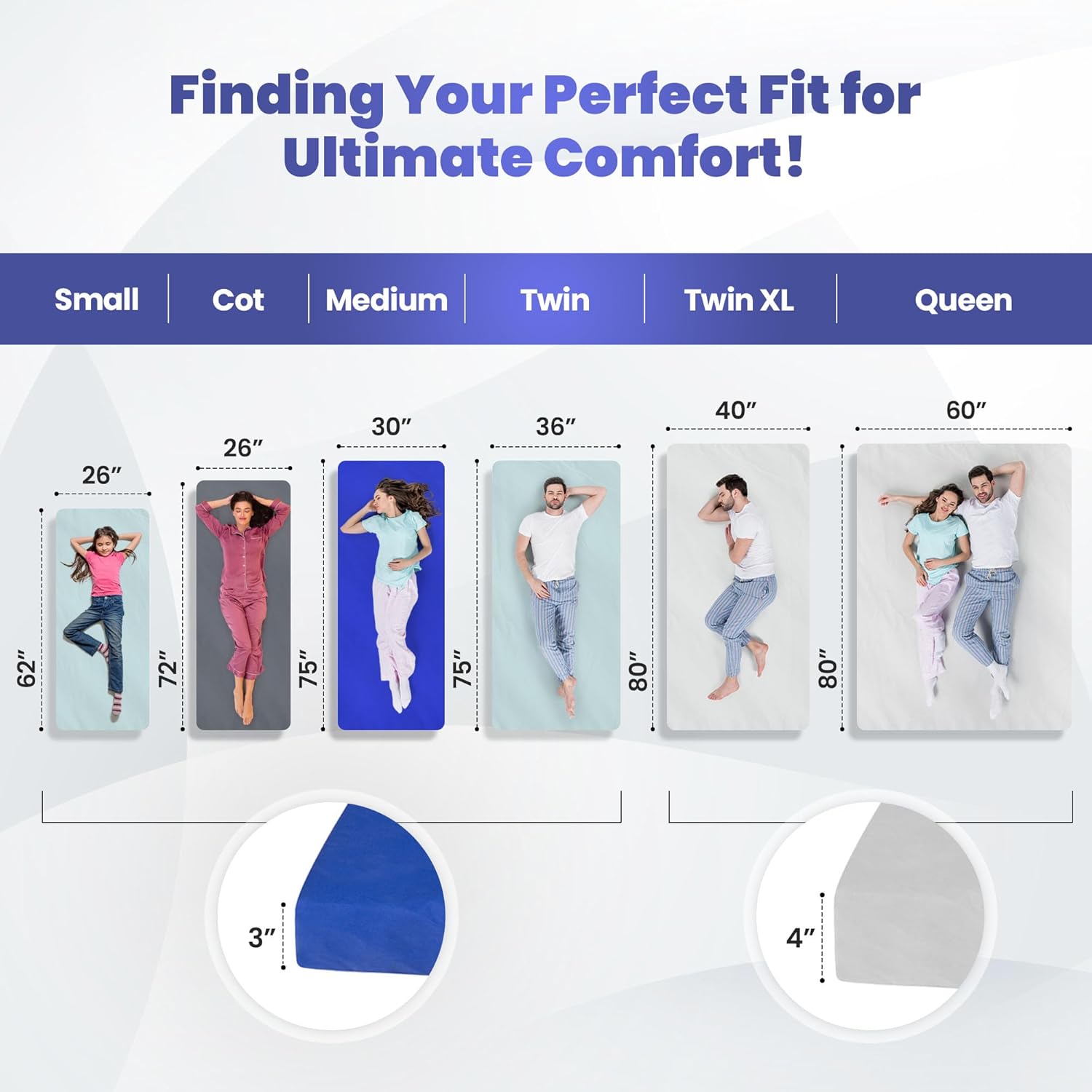 Matrix Comfort-Cell Memory Foam Camping Mattress Pad, Portable Foam Sleeping Pad for Camping, Roll up Sleeping Mat for Adults Floor Mattress Guest Floor Bed for Sleepover, Car, Tent SUV Cot Mattress wourant