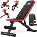 Basic Weight Bench for Home Gym, Foldable Workout Bench with 8 Backrests, 660LBS Weight Capacity Adjustable Bench wourant