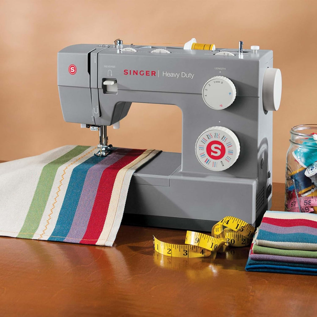 SINGER Heavy Duty 4423 High Speed Sewing Machine with Accessory Kit | Strong Motor With Enhanced Piercing Power, 97 Stitch Applications, Full Metal frame, 1-step Buttonhole & LED Light wourant