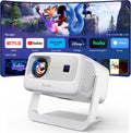 [3000+ Licensed Apps/Live TV/HDR10+/50W DoIby Audio] Smart 4K-Projector with WiFi wourant