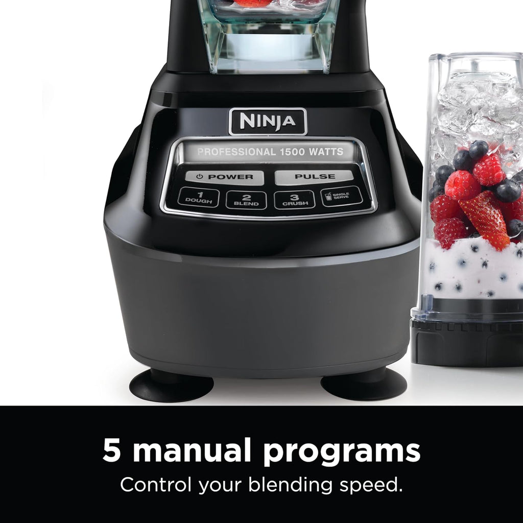 Ninja Mega Kitchen System, 1500-Watt, 72-Ounce Full-Size Blender and 8-Cup Food Processor with (2) 16-Ounce To-Go Cups wourant