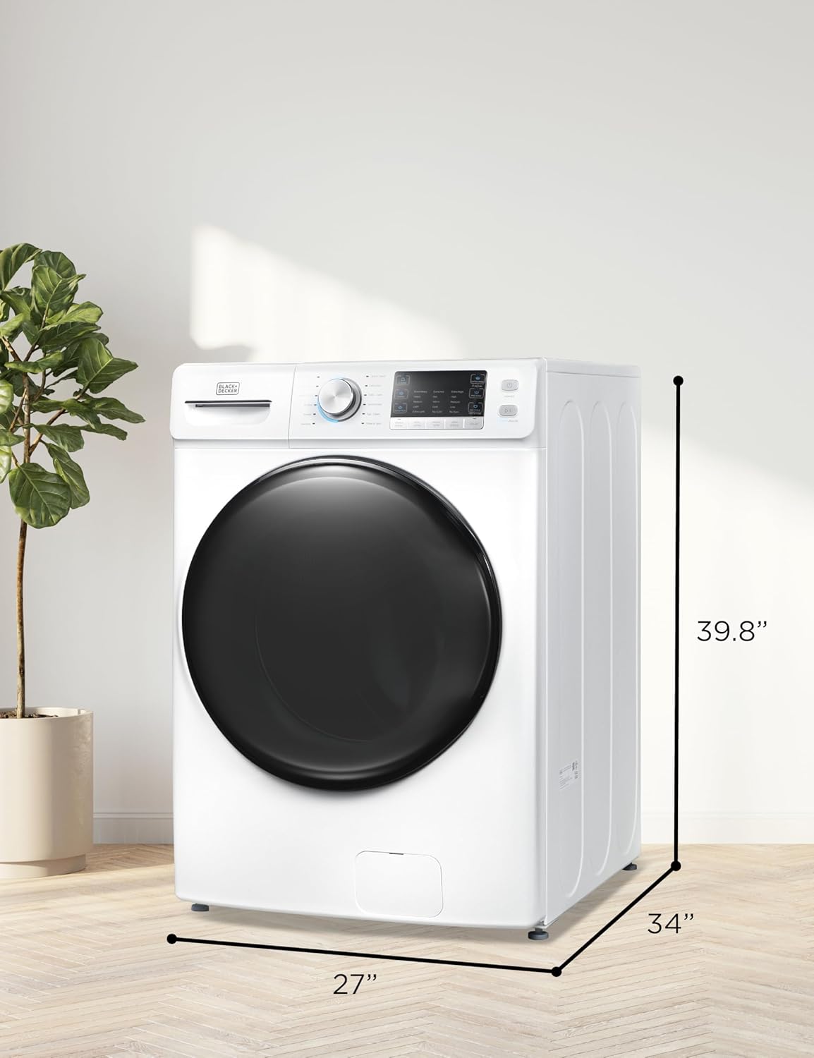 Portable Washer 6.6 lb. Capacity Washing Machine for Homes & Apartments 5 Wash Cycles Quick Connect Sink Adapter and Drain Hose Included Transparent Lid wourant