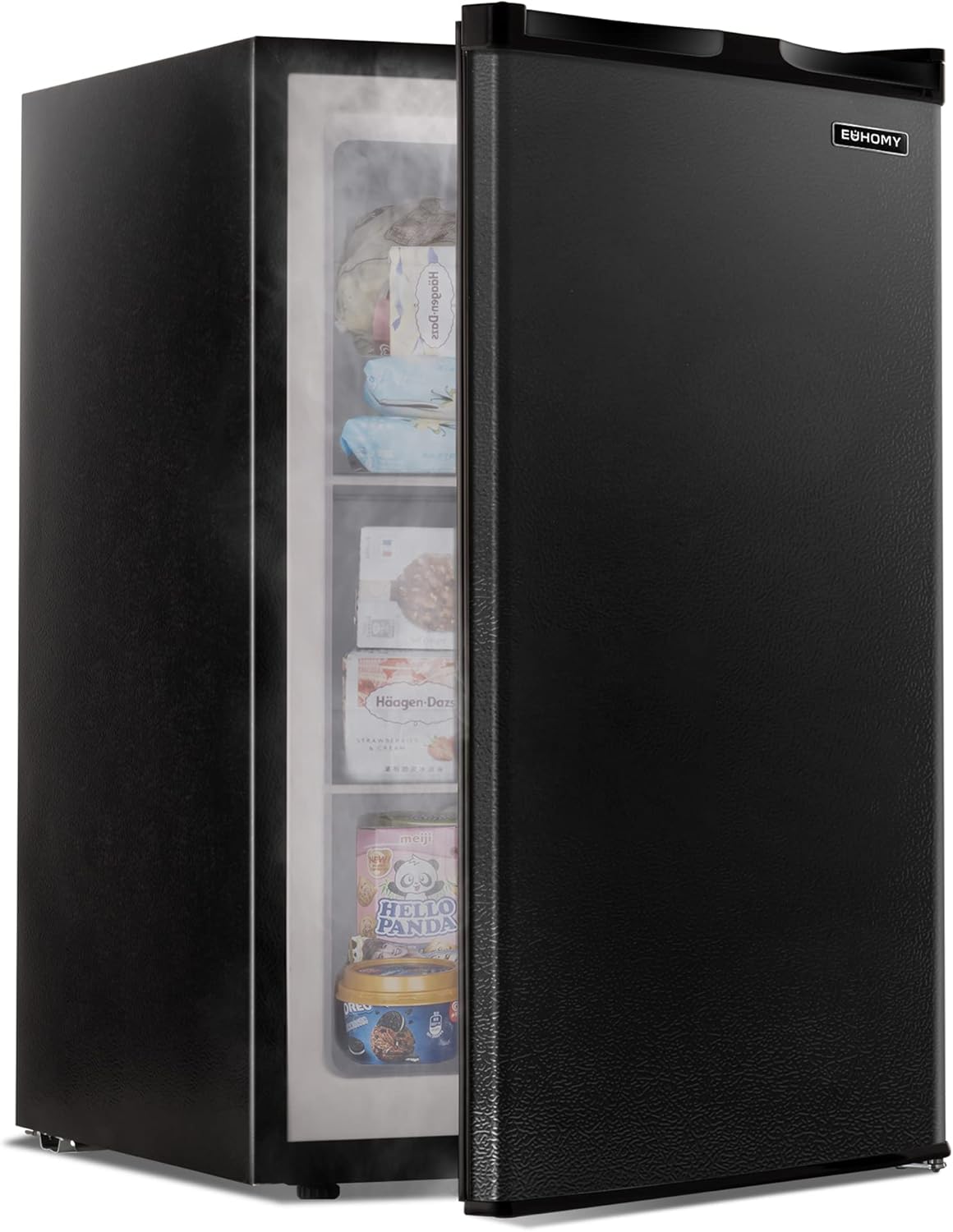 EUHOMY Mini Freezer Countertop,1.1 Cubic Feet, Single DoorCompact Upright Freezer wourant