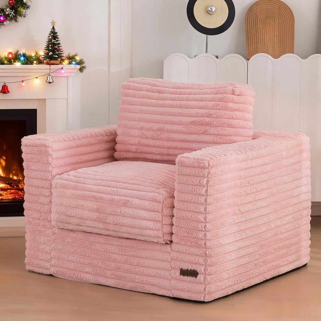 MAXYOYO Lazy Sofa Chair, Soft Cushioned Double Seat Floor Sofa wourant