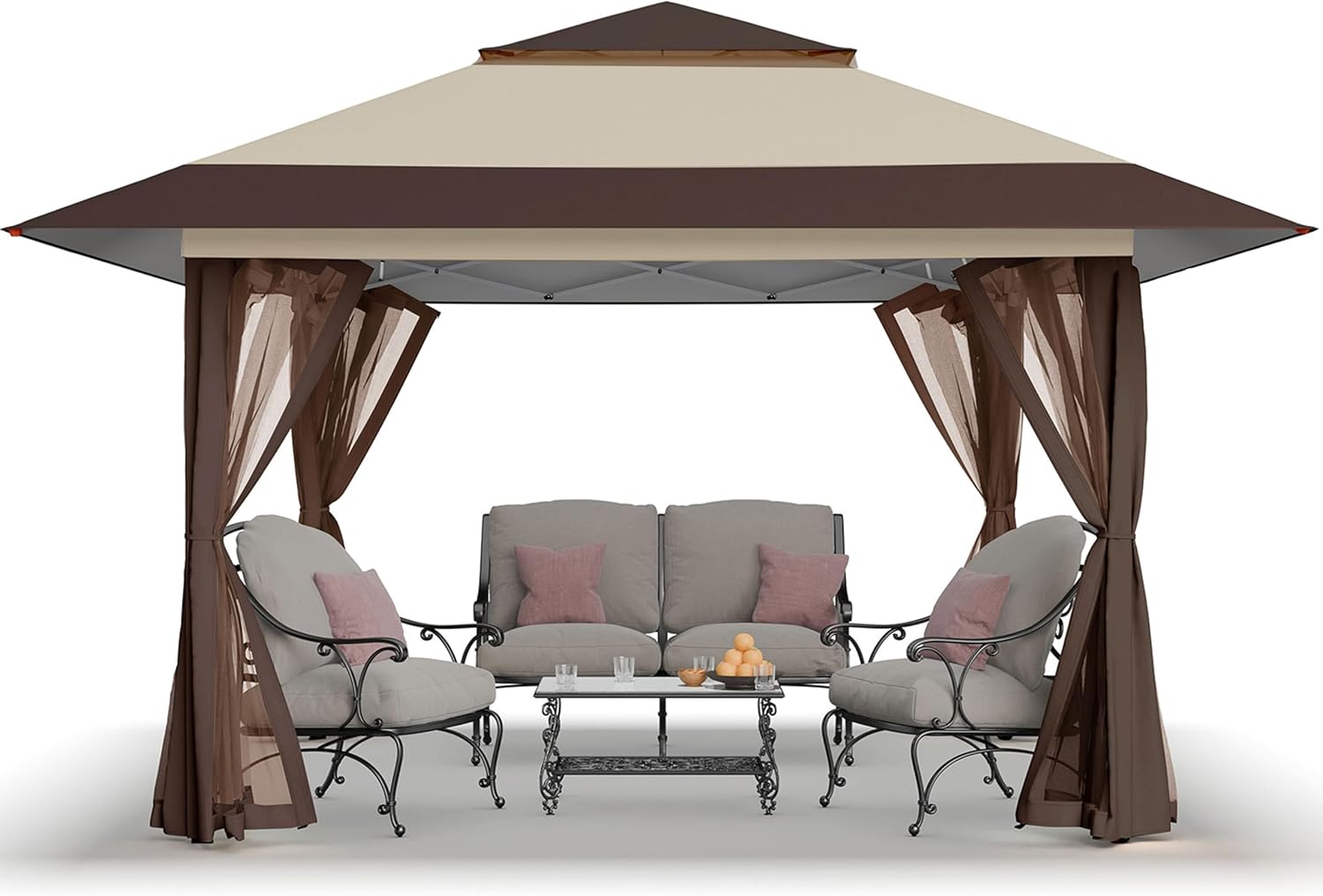 CROWN SHADES 13x13 Pop Up Gazebo, Canopy Tent, Gazebos on Clearance wourant