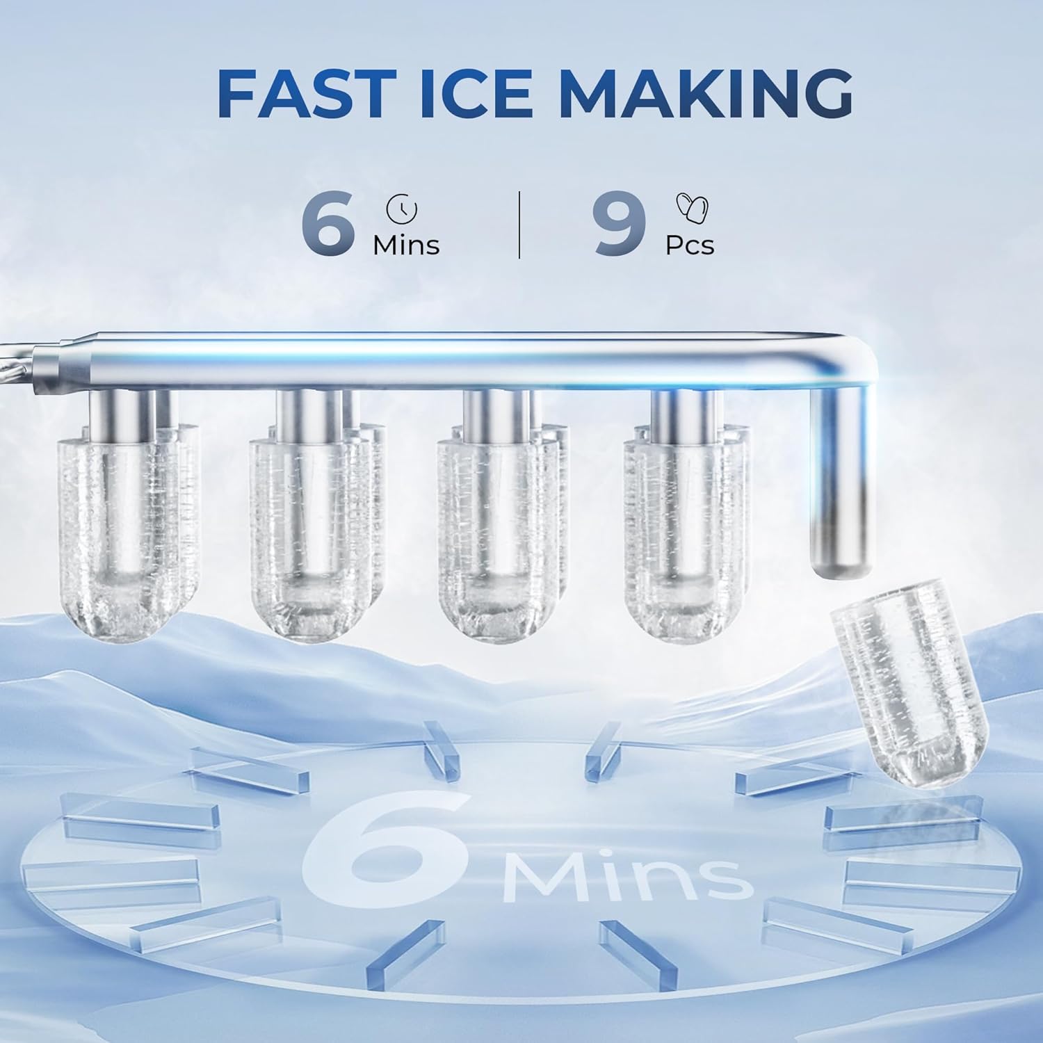 EUHOMY Nugget Ice Maker Countertop, Ready in 8 Mins, 35lbs/24H, Self-Cleaning, Portable Ice Makers Machine with Ice Scoop & Basket, Sonic Ice Maker with Chewable Pellet Ice for Home/Party/RV/Camping wourant