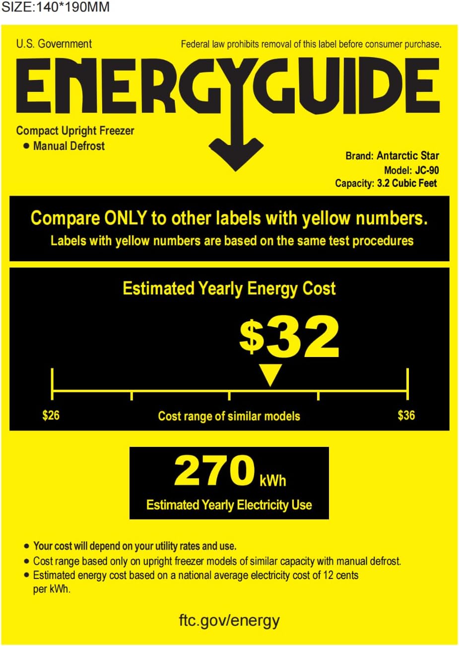 Antarctic Star Beverage Refrigerator Cooler 68 Can, Mini Fridge with Glass Door for Beer Drinks Wine,Freestanding Small Fridge with Electronic Temperature Control for Home and Bar,1.7 cu.ft wourant