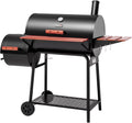 Royal Gourmet CC1830W 30-Inch Charcoal Grill with Offset Smoker and Wood-Painted Side wourant