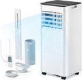 EUHOMY 8,000 BTU Portable Air Conditioners, 4-in-1 Portable AC Unit Up to 350 Sq.Ft, 4 Modes Quiet Air Conditioner with Remote Control, Cool, Fan, Dehumidifier, 24H Timer, Bedroom, Office, Apartments wourant