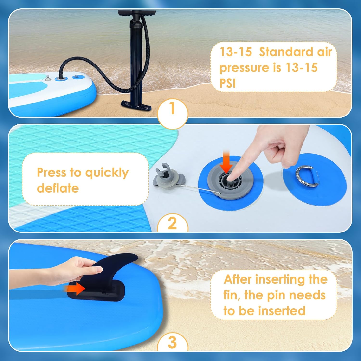 Inflatable Stand Up Paddle Board for Adult All Skill Levels- 10'4" Ultra-Light SUP Paddleboard