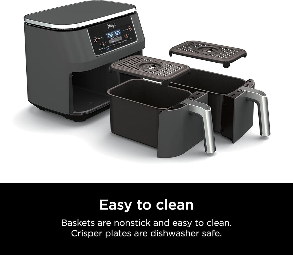 Ninja Foodi 6-in-1 FlexBasket Air Fryer with 7-Quart MegaZone and Basket Divider wourant