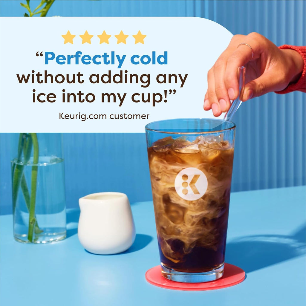 Keurig K-Brew+Chill Iced or Hot Single-Serve K-Cup Coffee Maker with MultiStream and QuickChill Technology, 70oz. Removable Reservoir wourant