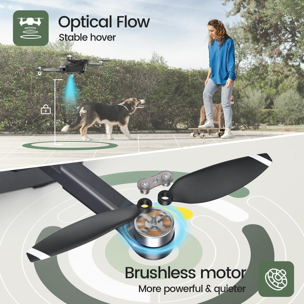 Holy Stone GPS Drone with 4K Camera for Adults, HS175D RC Quadcopter with Auto Return, Follow Me, Brushless Motor, Circle Fly, Waypoint Fly, Altitude Hold, Headless Mode, 46 Mins Long Flight wourant