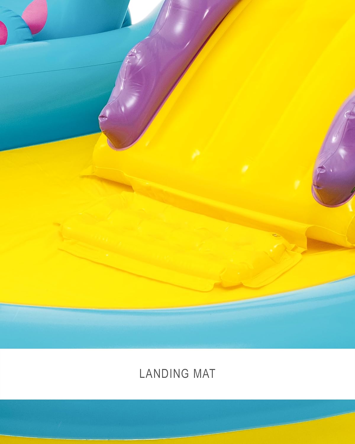 Intex 96" x 78" x 28" Inflatable Jungle Adventure Play Center Spray Kiddie Pool - Backyard Kids Water Slide, Outdoor Blow-Up Splash Pad for Toddlers wourant