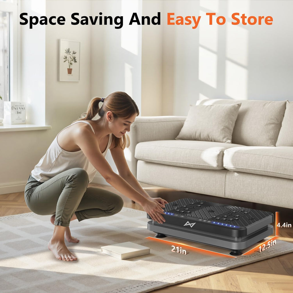 AXV Vibration Plate Fitness Platform Trainer Suitable for men and women to lose weight and burn fat at the gym wourant