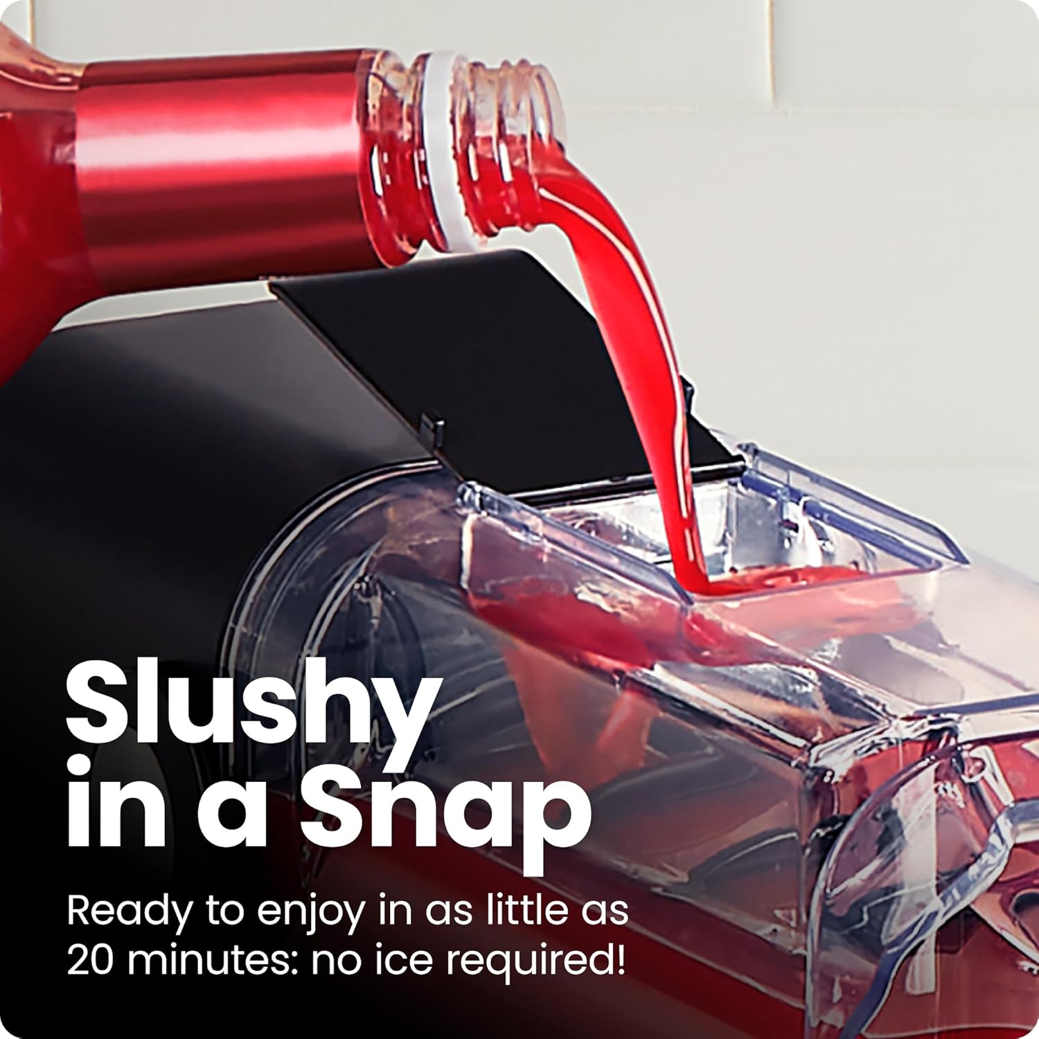 Iceman Slush-Ease Smoothie Maker, Frozen Drink Maker with 5 presets + custom options, easy dispensing wand for making frozen margaritas, slushies and smoothies wourant