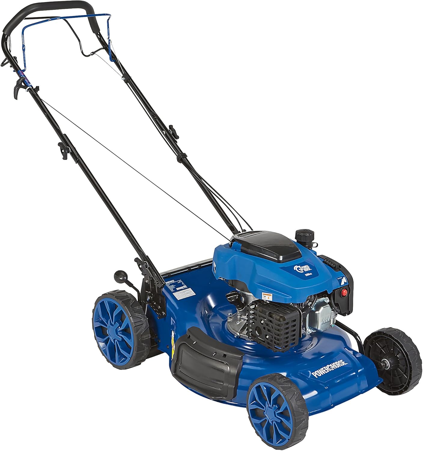 21-Inch 3-in-1 Self-Propelled Gas Lawn Mower 200cc 4-Stroke OHV Engine, Mulch, Bag wourant