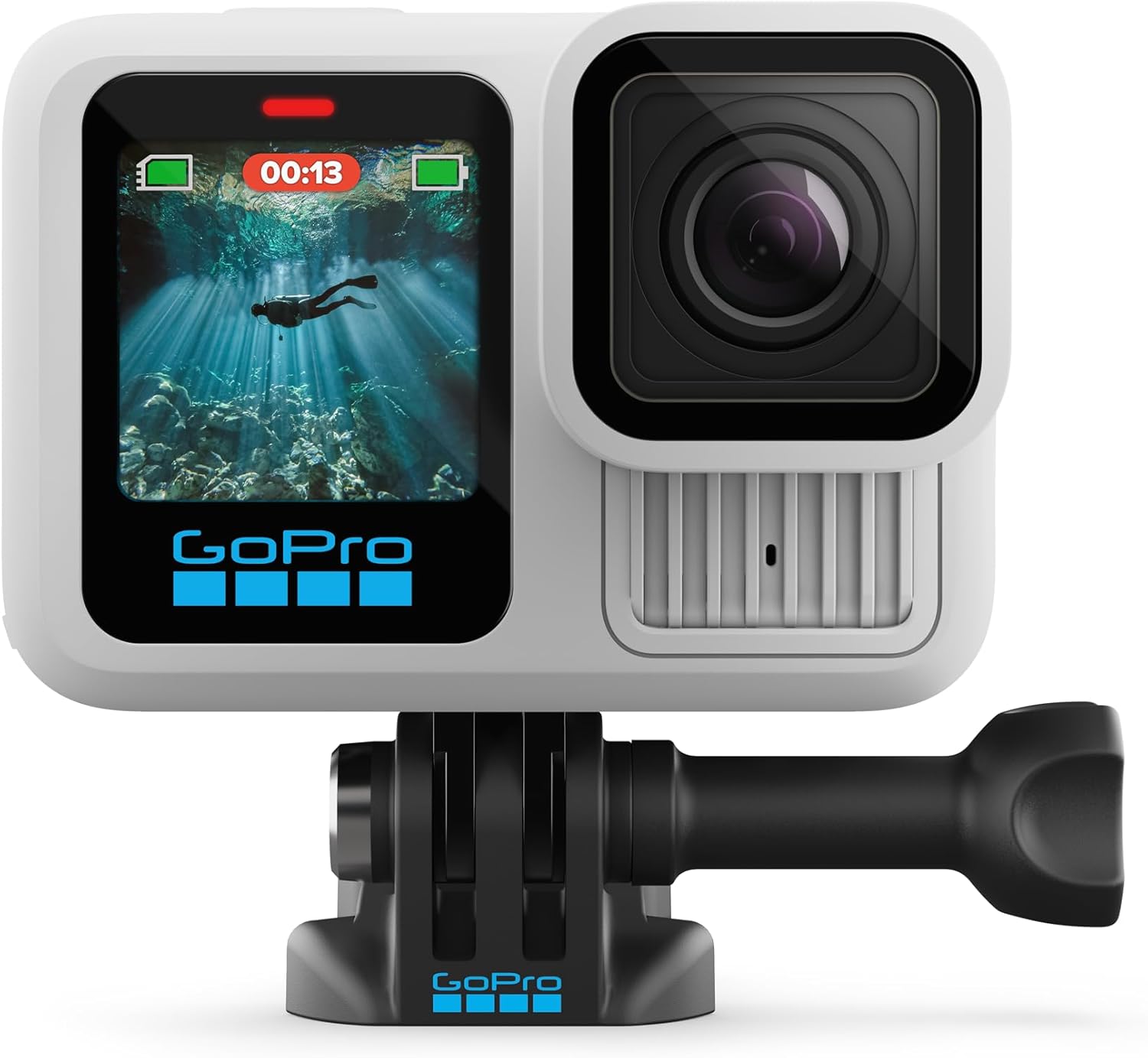 Black - Waterproof Action Camera with 5.3K60 Video, 27MP Photo + Compatability with HB-Series Lenses wourant