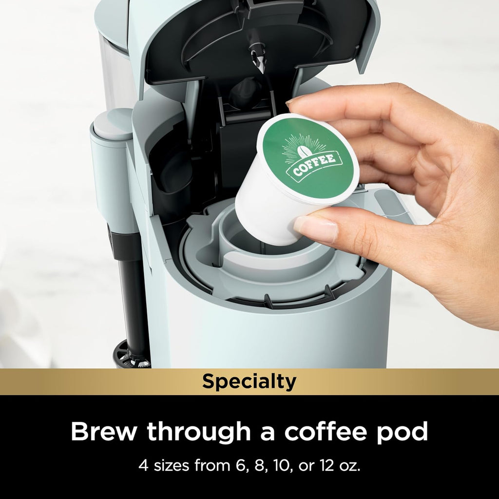 Ninja Pod & Grounds Single-Serve Coffee Maker 56-oz. Reservoir Stone PB051ST wourant