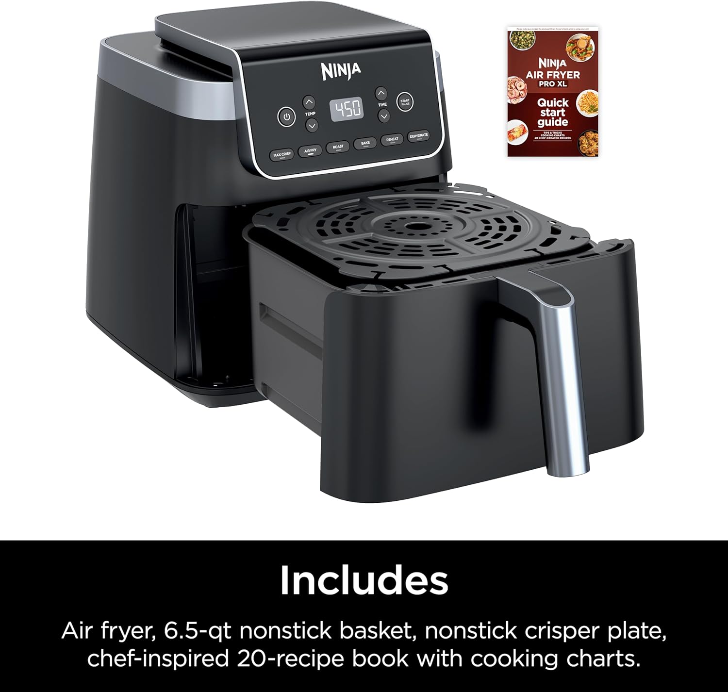 Ninja Air Fryer Pro XL 6-in-1, 6.5-Quart Capacity, Maximum Crispness, Air Fryer Bake wourant