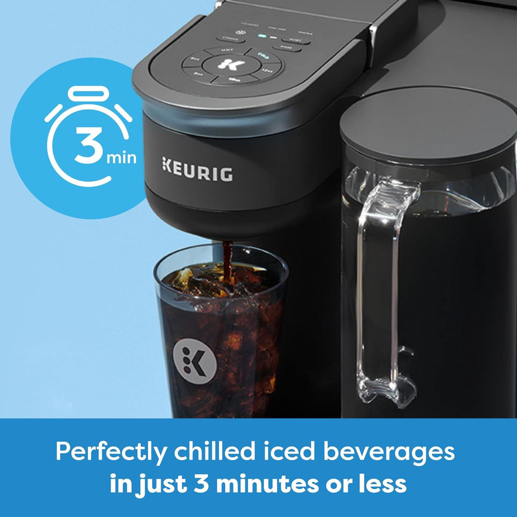 Keurig K-Brew+Chill Iced or Hot Single-Serve K-Cup Coffee Maker with MultiStream and QuickChill Technology, 70oz. Removable Reservoir wourant