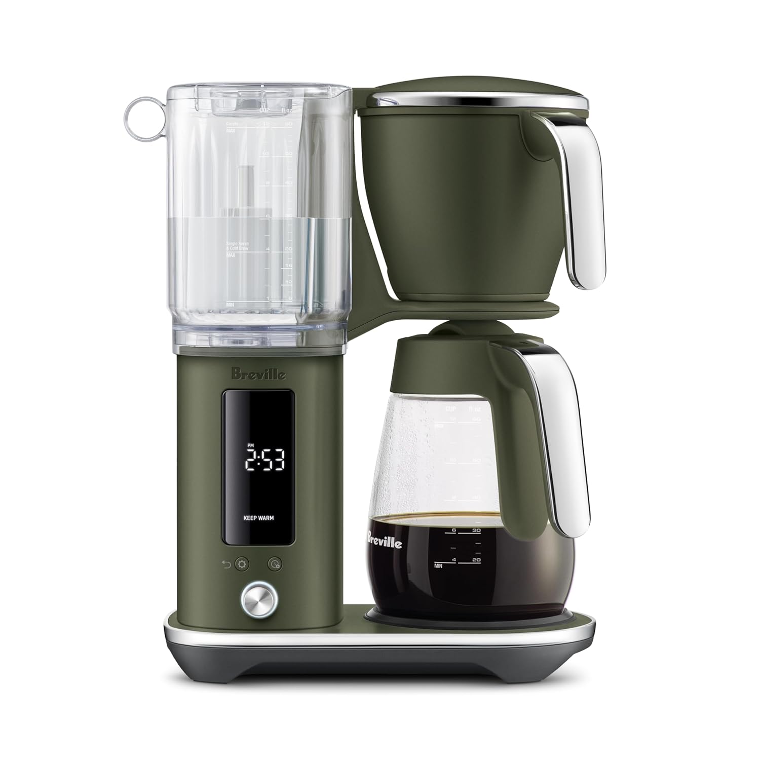 Breville Luxe Drip Coffee Machine, Brushed Stainless Steel, Thermal Carafe, BDC465BSS woonhhop