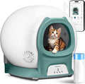Self Cleaning Litter Box with Auto Safety Sensors for Multiple Cats - Automatic Cat Litter Box Self-Cleaning - Covered Odor Removal with APP Control - Compatible On All WiFi wourant