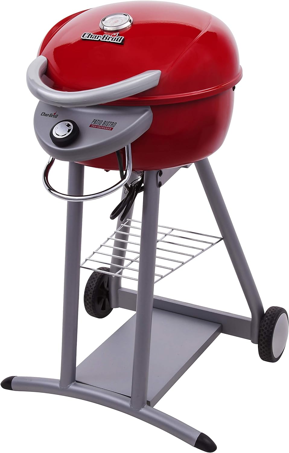 Charbroil 3-in-1 Dual Fuel Outdoor Bistro Pro Electric Grill & Griddle + Charcoal Mode BBQ wourant