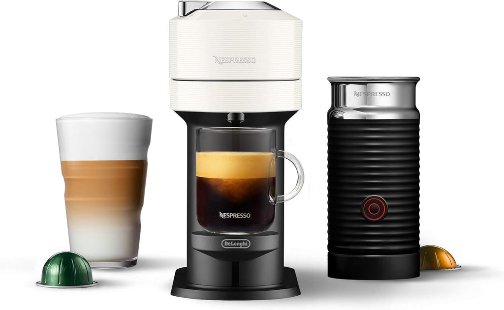 Nespresso Vertuo Next Coffee and Espresso Maker by De'Longhi, White wourant