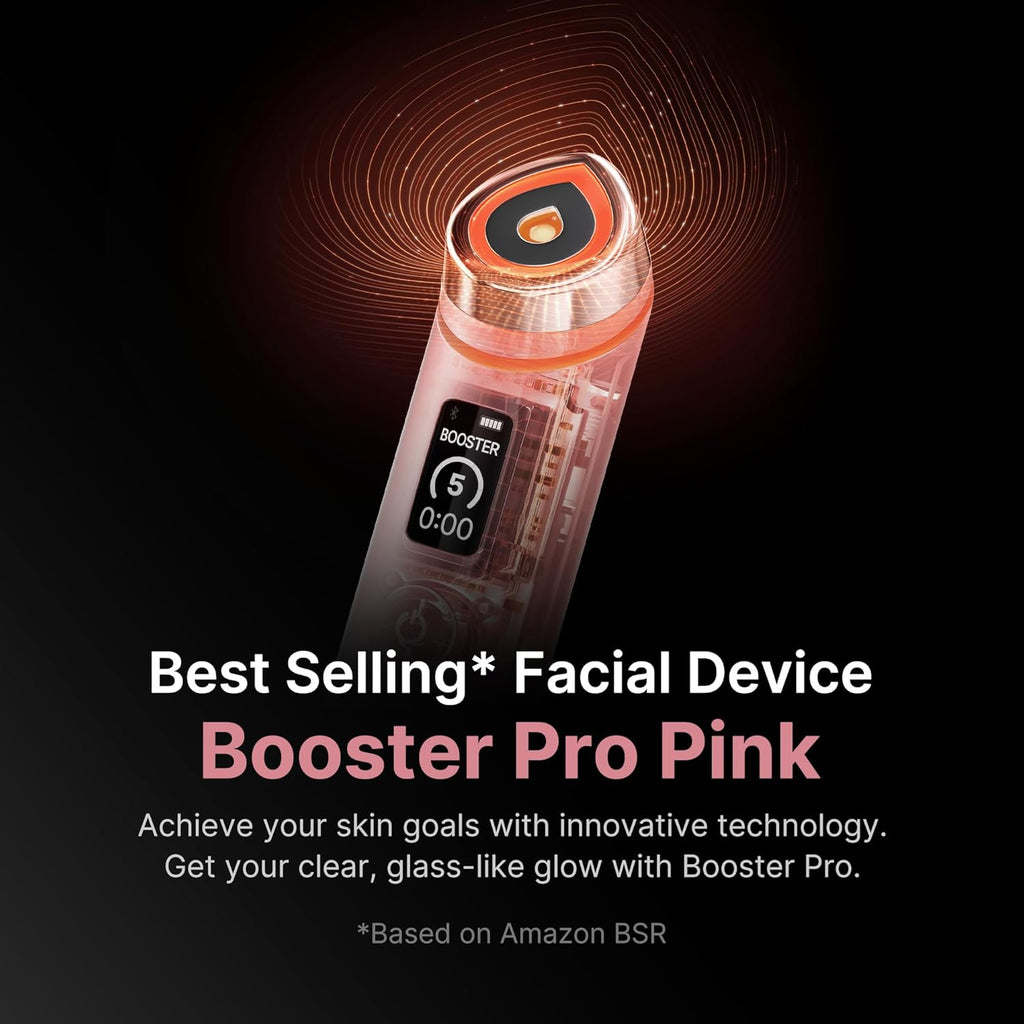 medicube Booster Pro | 6-in-1 Real Glass Glow Beauty Massager | for Clear, Radiant wourant