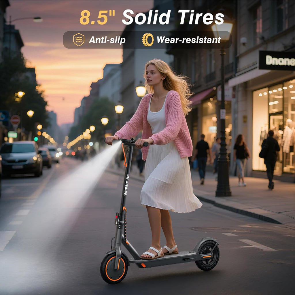 Electric Scooter, 350W/500W Motor, Top Speed 19/22 mph, Max 16/23/28Miles Ranges, Foldable E Scooter for Adults wourant