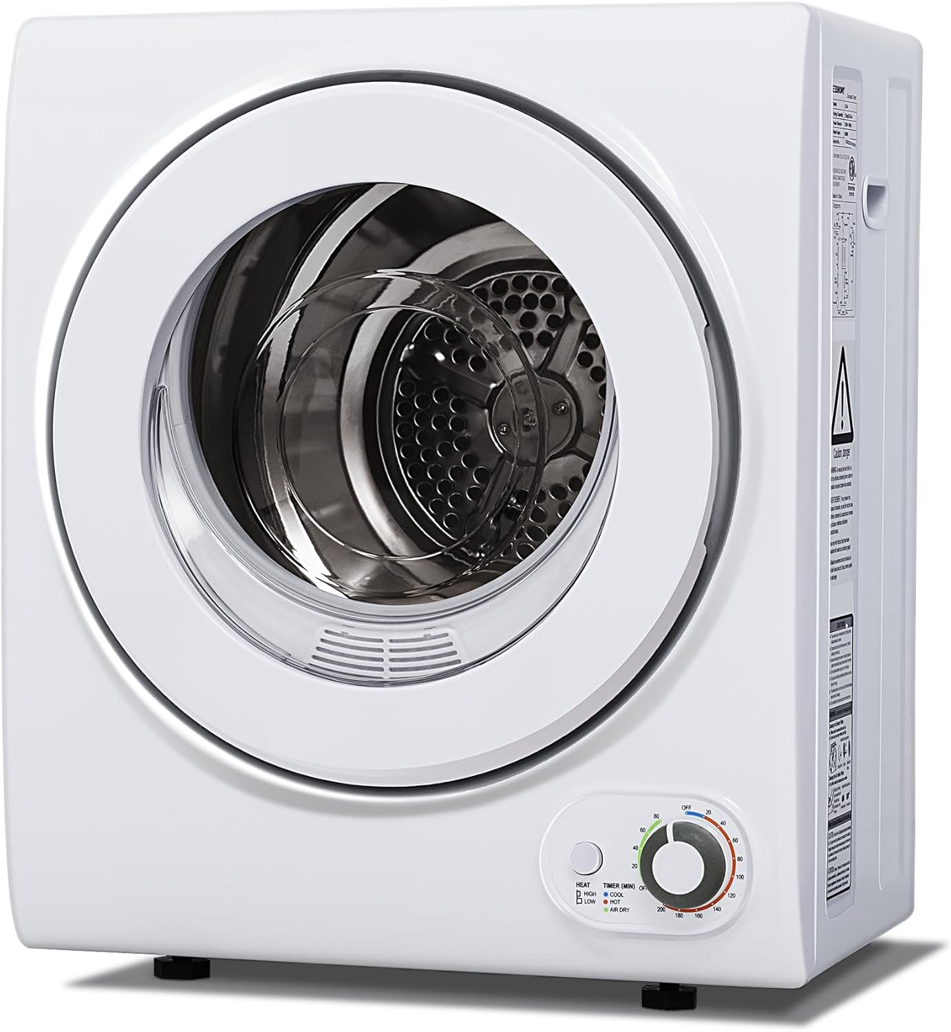 Euhomy 110V Portable Clothes Dryer 850W Compact Laundry Dryers 1.5 cu.ft wourant