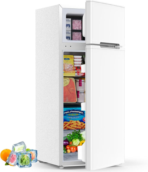 4.5 Cu.Ft Mini Fridge with Freezer 2 Door Compact Refrigerator Small Fridge wourant