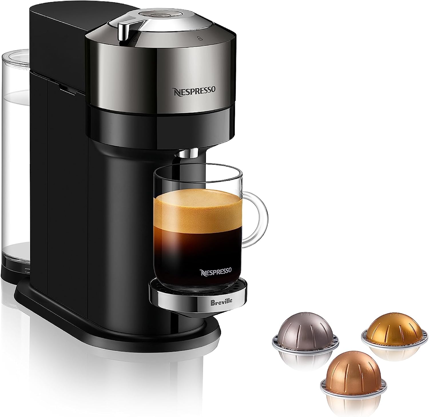 Nespresso Vertuo Next Premium Coffee and Espresso Maker by Breville with Aeroccino Milk Frother woonhhop