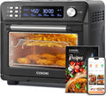 COSORI Smart 12-in-1 Air Fryer Toaster Oven Combo, Airfryer Convection Oven Countertop, Bake, Roast, Reheat, Broiler, Dehydrate, 75 Recipes & 3 Accessories, 26QT, Silver-Stainless Steel wourant