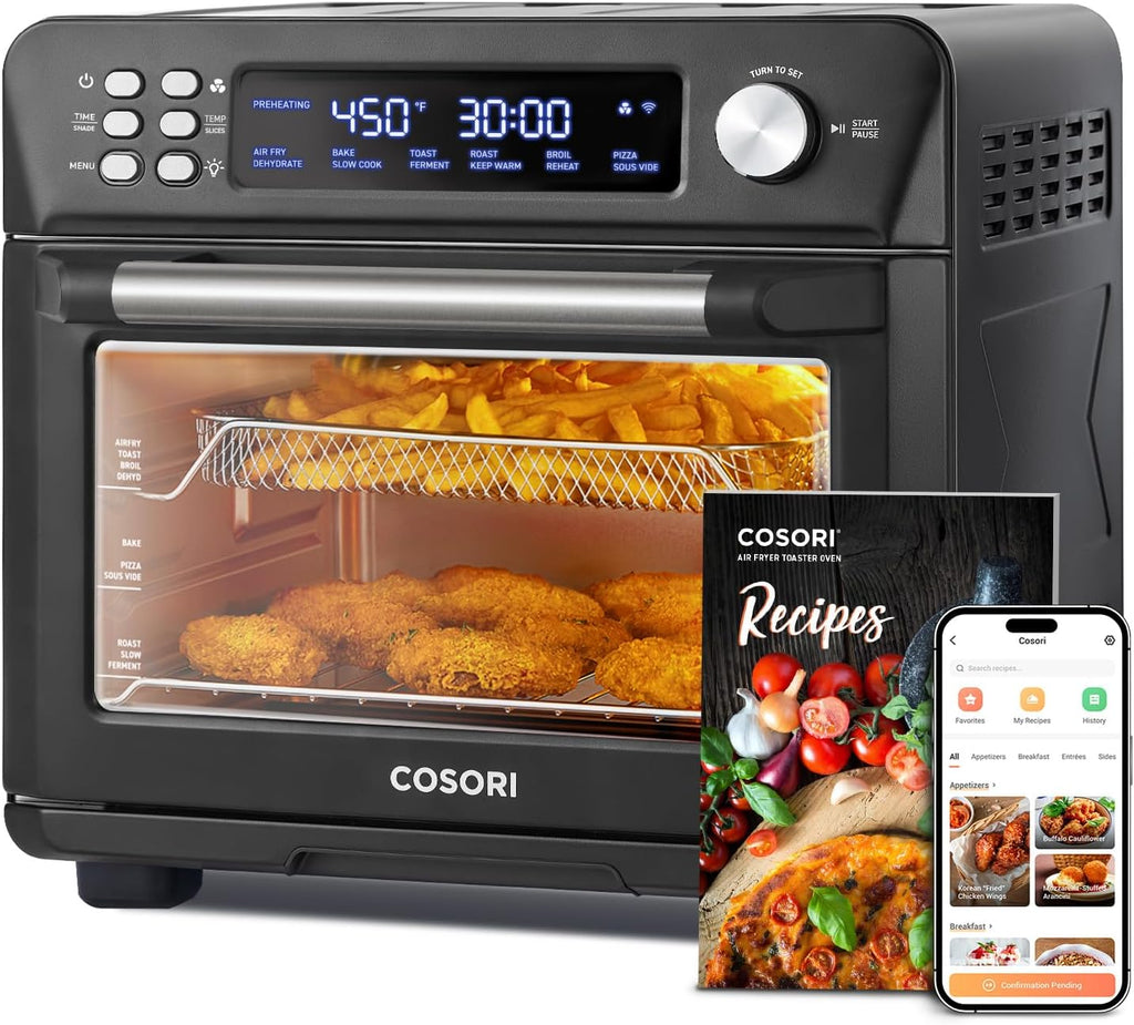 COSORI Smart 12-in-1 Air Fryer Toaster Oven Combo Airfryer Convection Oven Countertop wourant