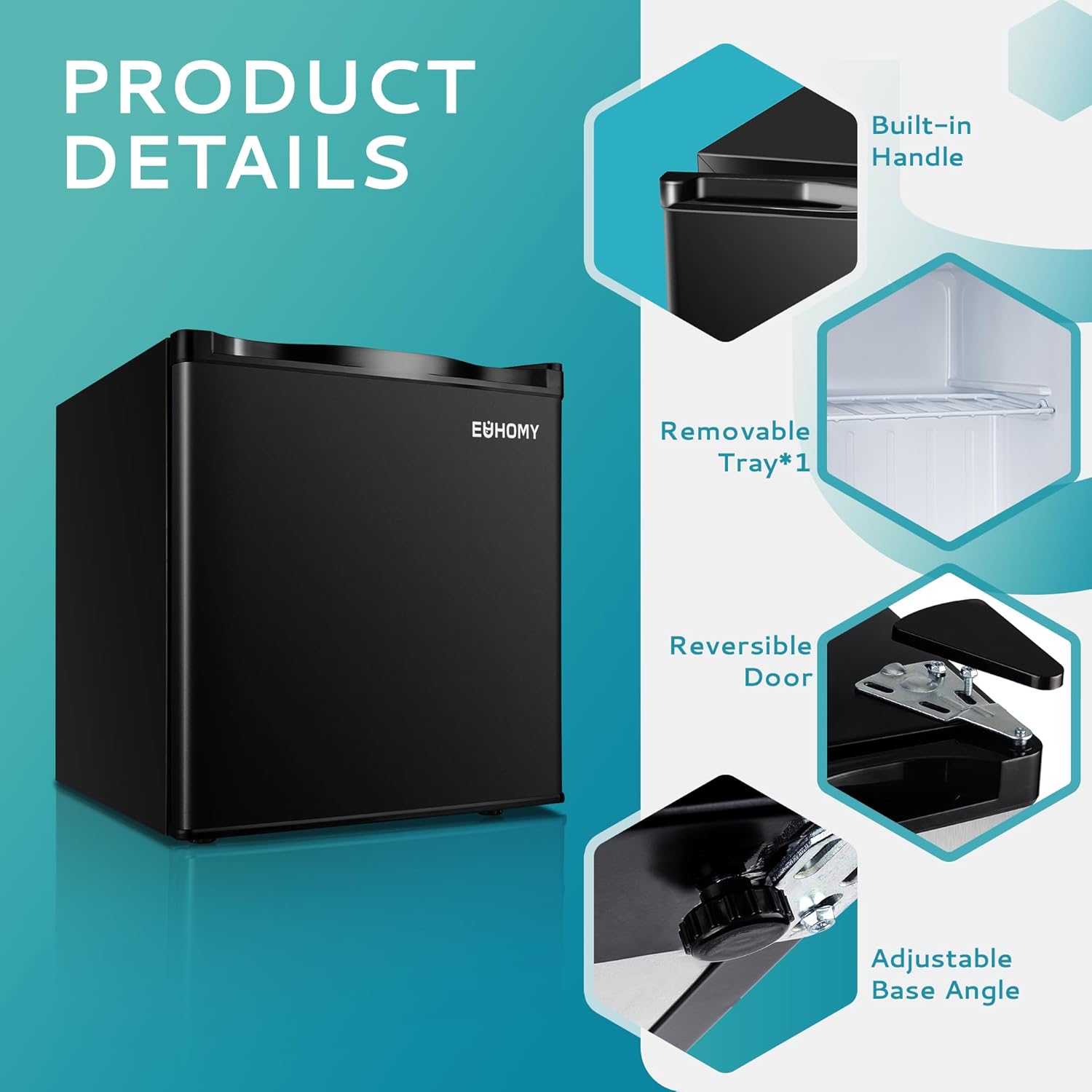 Upright freezer, 3.0Cubic Feet, Single Door Compact Mini Freezer with Reversible Door Small freezer for Home/Dorms/Apartment/Office wourant