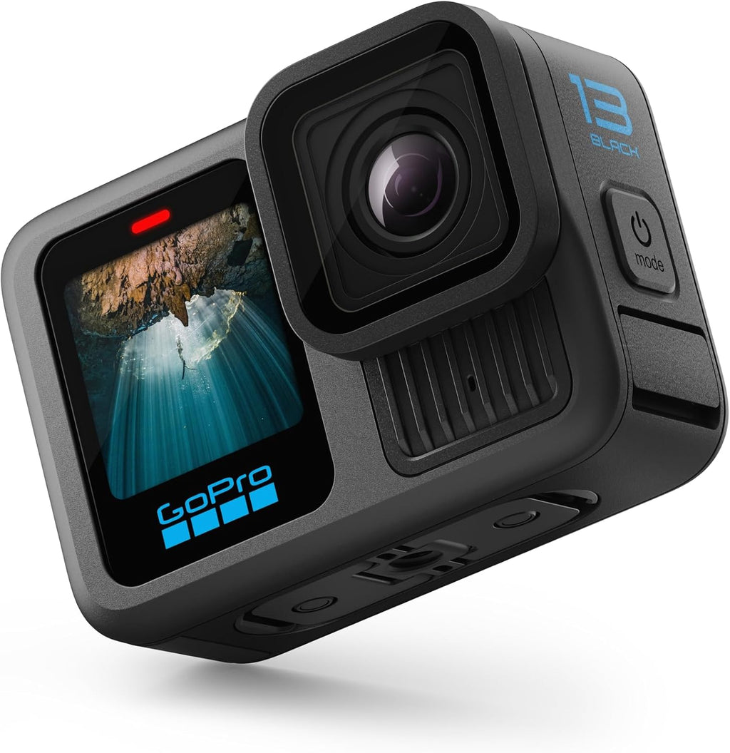 Black - Waterproof Action Camera with 5.3K60 Video, 27MP Photo + Compatability with HB-Series Lenses wourant