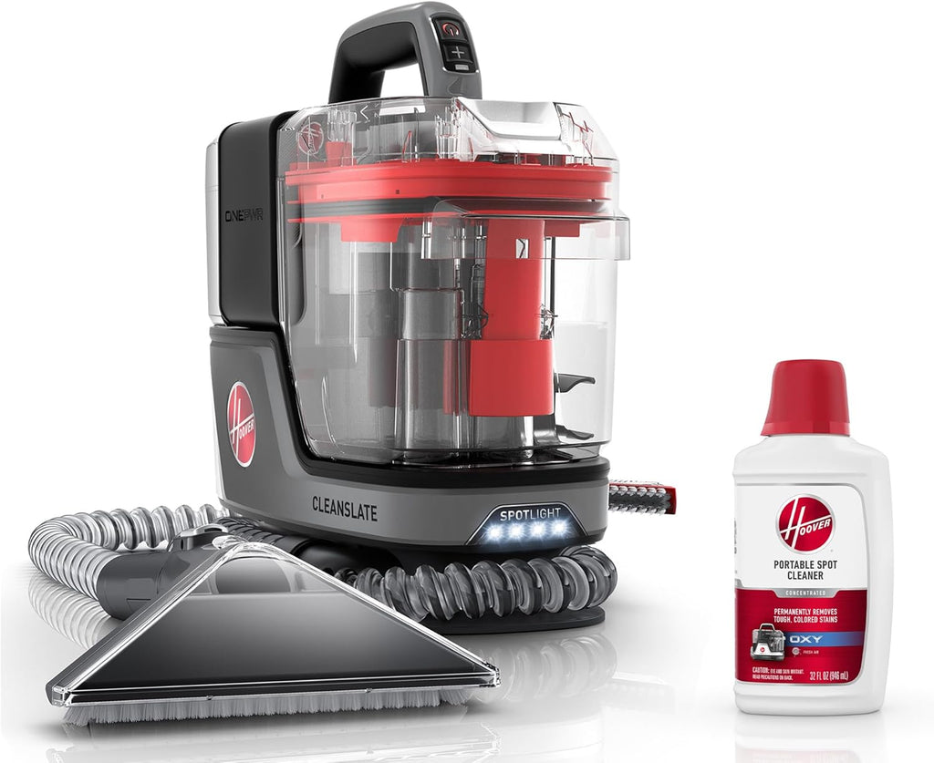 Hoover CleanSlate Plus Portable Carpet & Upholstery Spot Cleaner with Powerful Suction and Multiple Tools wourant