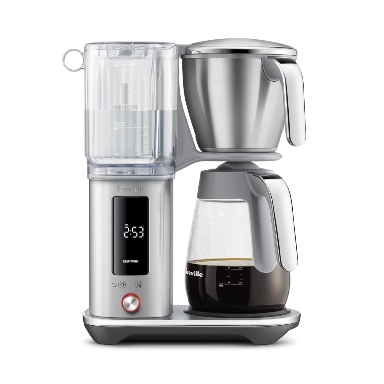 Breville Luxe Drip Coffee Machine, Brushed Stainless Steel, Thermal Carafe, BDC465BSS woonhhop