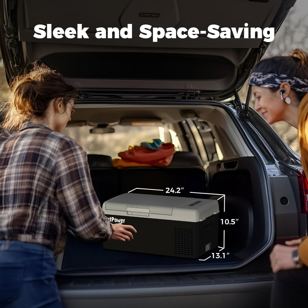 12V Refrigerator 21 Quart Portable Freezer 50 Hours Keep Cool,Electric Cooler for Vehicles Car Refrigerator 12V Portable Fridge for Car Camping Truck Van RV SUV Road Trip Travel RF20 wourant