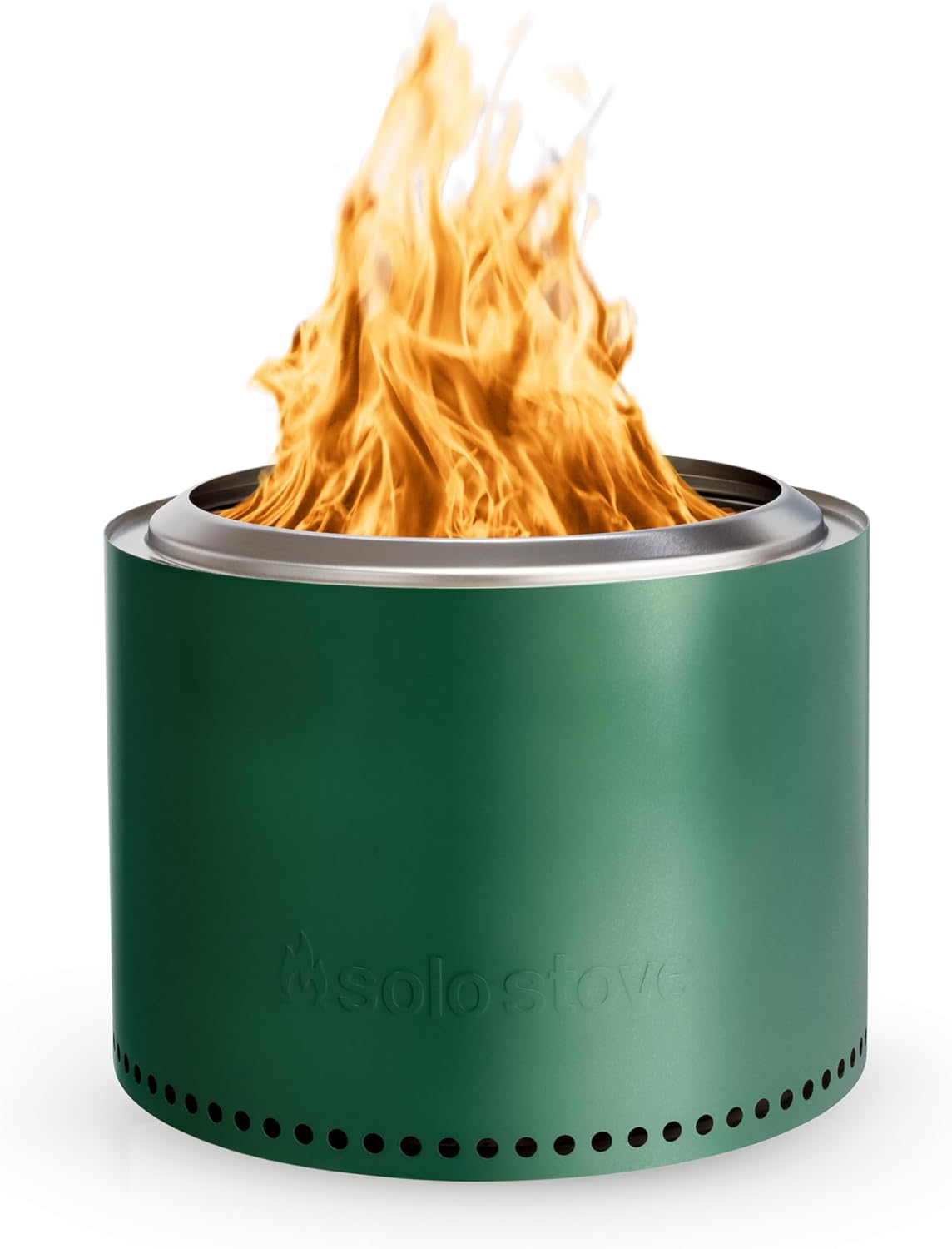 Solo Stove Bonfire 2.0 with Stand, 19.5 Inch Smokeless Fire Pit with Removable Ash Pan - Portable Outdoor Fire Pit - Stainless Steel Wood Burning Fireplace, Ideal for 4-6 People, 21.75 lbs wourant