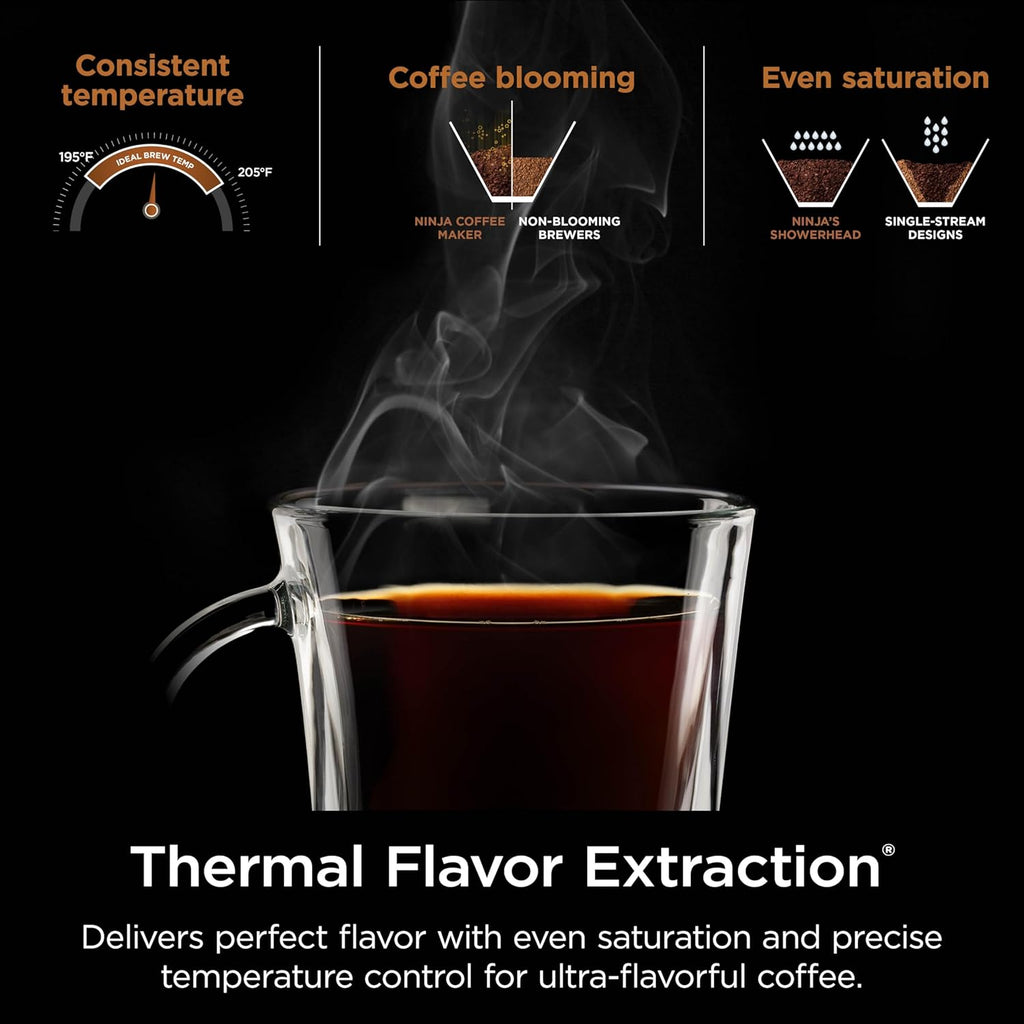 Extra Large Hot and Iced Coffee Maker with Fast Cold Brew, 4 Brewing Methods, 8 Sizes (Small to Travel), Single-Cup Coffee Maker, 12-Cup Capacity wourant