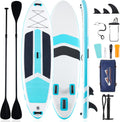 Sweetcrispy Inflatable Stand Up Paddle Board with Premium SUP Paddleboard Accessories,2-in-1 Paddle