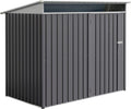 JYQAQA 6x4 FT Outdoor Garden Storage Shed,Waterproof Metal Garden Sheds wourant