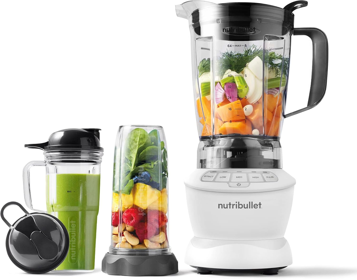 nutribullet Full-Size Blender Combo 1200W NBF50500 - Dark Gray wourant