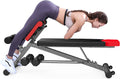 FF Finer Form Multi-Functional Weight Bench for Full All-in-One Body Workout Adjustable Workout Bench Press wourant