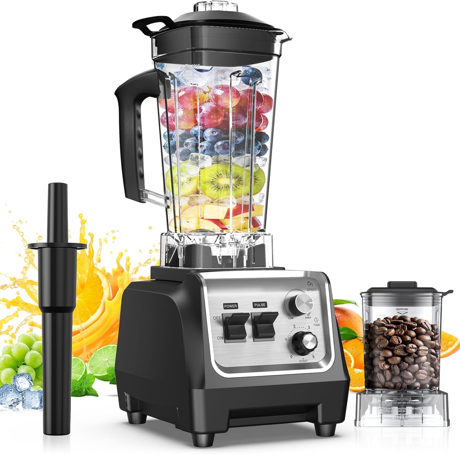 1800W Blender for Smoothies 70 oz Large Capacity Countertop Blenders with 20 oz Grinding Cup - 28000RPM High Speed Kitchen Blender for Ice Crushing, Frozen Drinks, Milkshakes & Puree wourant