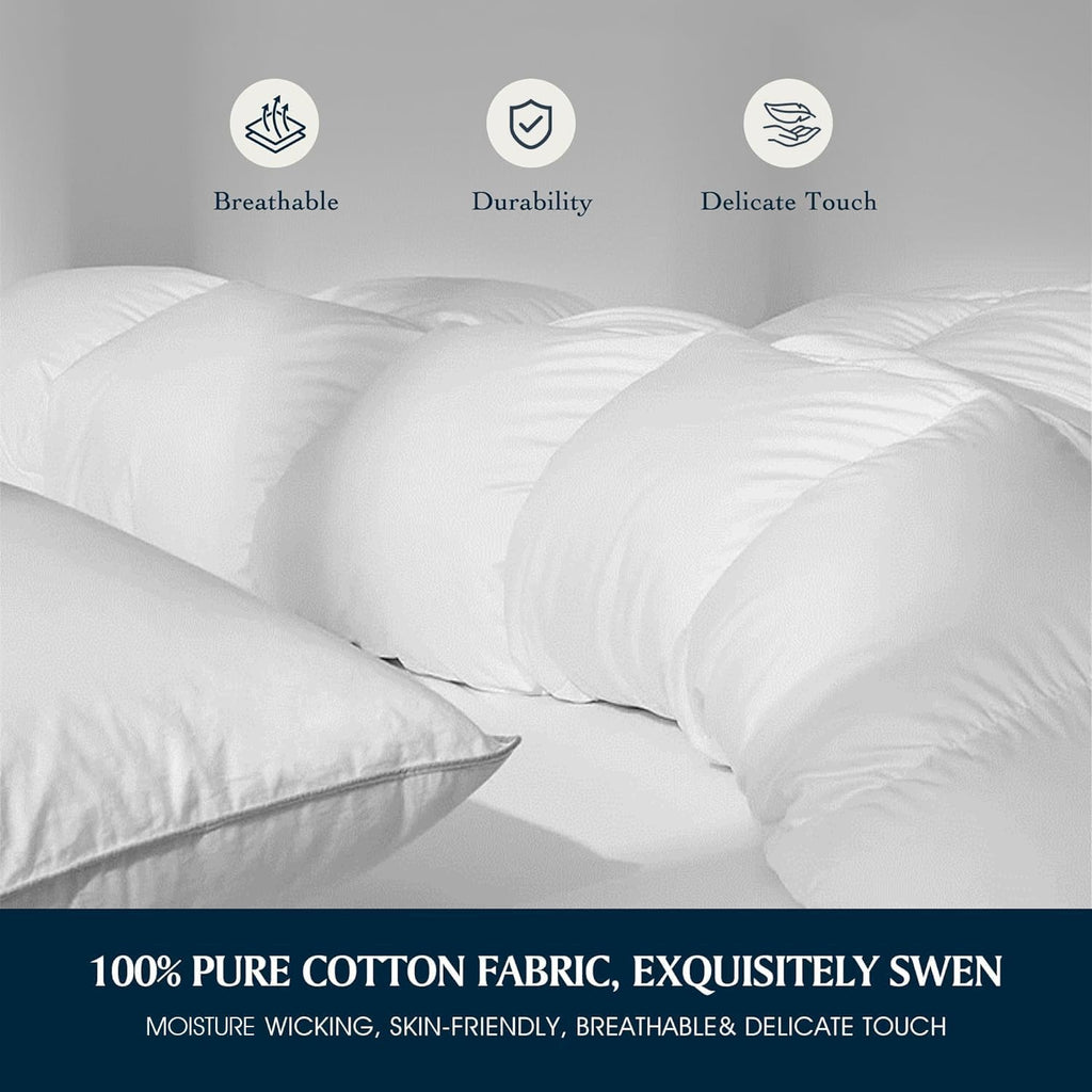 Luxury hypoallergenic duvet wourant